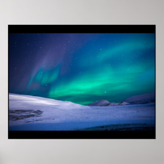 Individuelle Zuhause des Projekts "Northern Lights Poster