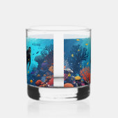 Individuellen Namen Scuba Diver Whiskyglas (Rechts)