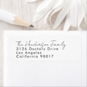 Individuellen Namens Moderne Rücksendeadresse (Insitu)