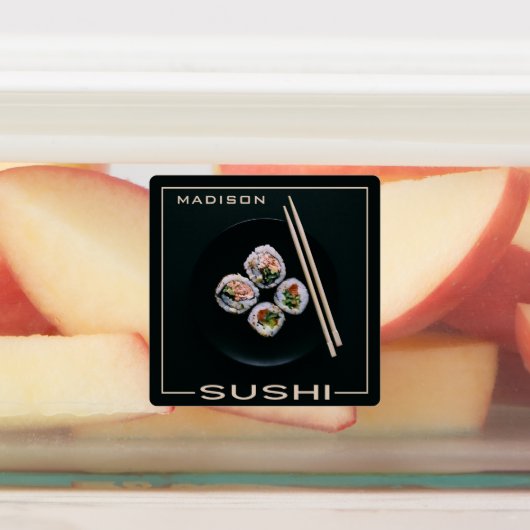 Individuellen Namens SUSHI Etiketten (Befestigt)