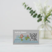 Individueller Agent Visitenkarte (Stehend Vorderseite)