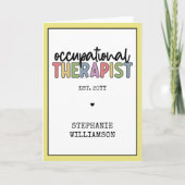 Individueller Arbeitstherapeut Karte (Vorderseite)