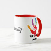 Individueller autistischer Support für alle Famili Tasse (VorderseiteRechts)