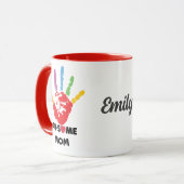 Individueller autistischer Support für alle Famili Tasse (Vorderseite Links)