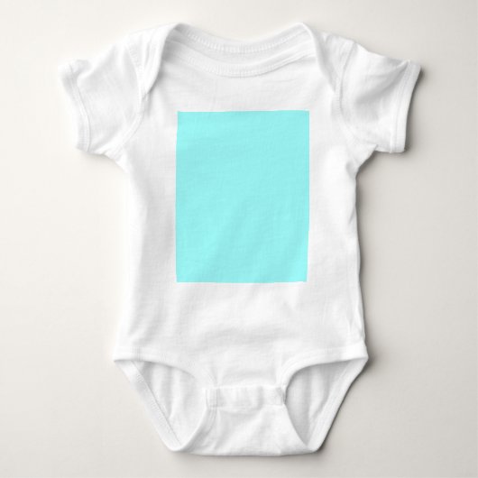 Individueller Baby Blue Color Designer Baby Strampler (Vorderseite)