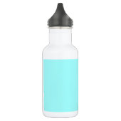 Individueller Baby Blue Color Designer Edelstahlflasche (Links)