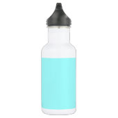 Individueller Baby Blue Color Designer Edelstahlflasche (Rechts)