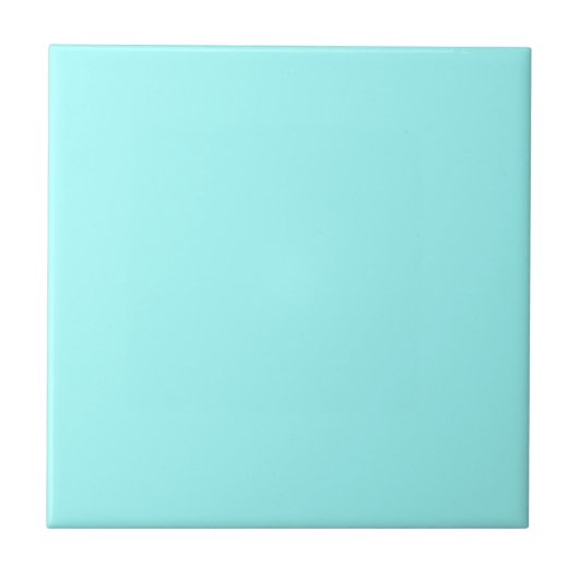Individueller Baby Blue Color Designer Fliese (Vorderseite)