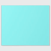 Individueller Baby Blue Color Designer Geschenkpapier (Flach)
