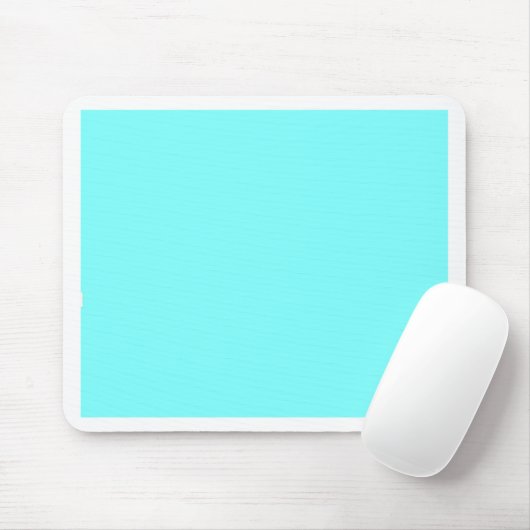 Individueller Baby Blue Color Designer Mousepad (Mit Mouse)