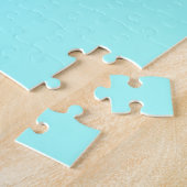 Individueller Baby Blue Color Designer Puzzle (Seite)