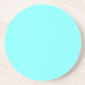 Individueller Baby Blue Color Designer Untersetzer (Vorne)