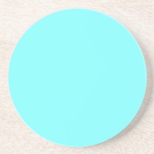Individueller Baby Blue Color Designer Untersetzer (Vorne)