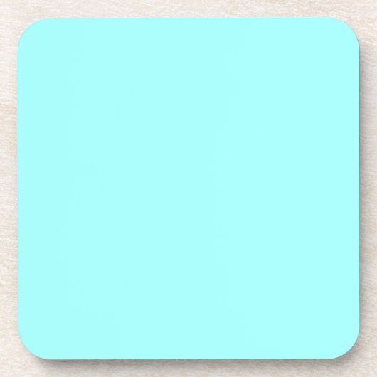 Individueller Baby Blue Color Designer Untersetzer (Vorderseite)