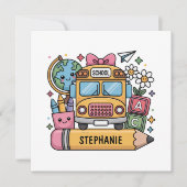 Individueller Back-to-School-Bus - Individualisier (Vorderseite)