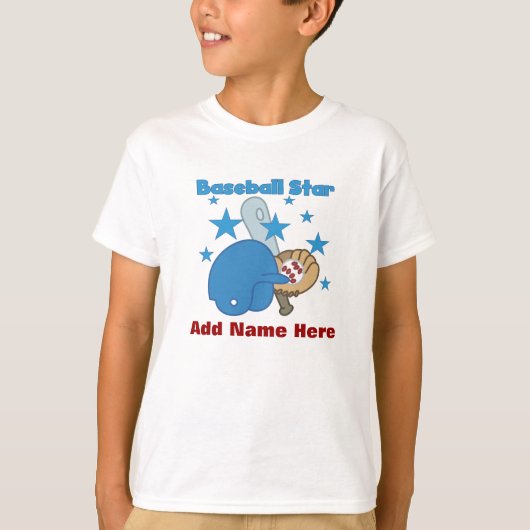 Individueller Baseball Star T - Shirt (Vorderseite)