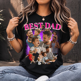 Individueller 'Best Dad Ever' Bootleg-Stil-Vater-C T-Shirt