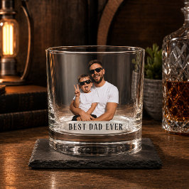 Individueller 'Bester Vater Aller Zeiten'-Geschenk Whiskyglas