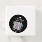 Individueller Charleston Junggeselinnen-Abschied T Geschenkanhänger (Beispiel)