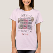 Individueller Charleston Junggeselinnen-Abschied T T-Shirt (Vorderseite)