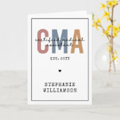 Individueller CMA zertifizierter medizinischer Ass Karte (Gelbe Blume)