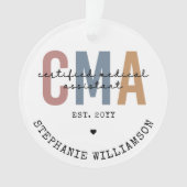 Individueller CMA zertifizierter medizinischer Ass Ornament (Vorderseite)