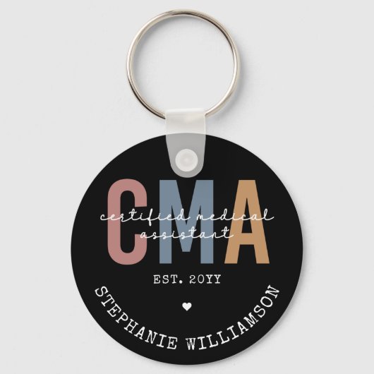 Individueller CMA zertifizierter medizinischer Ass Schlüsselanhänger (Vorderseite)