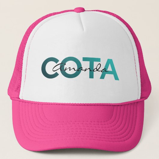 Individueller COTA-Name Truckerkappe (Vorderseite)