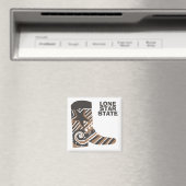 individueller Cowboy-Bootmagnet Magnet (In Situ (Geschirrspüler))