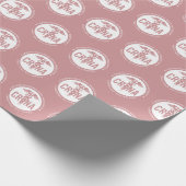 Individueller CRNA zertifizierter Krankenpfleger Geschenkpapier (Ecke)