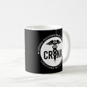 Individueller CRNA zertifizierter Krankenpfleger Kaffeetasse (VorderseiteRechts)