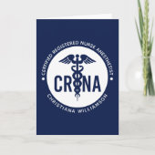 Individueller CRNA zertifizierter Krankenpfleger Karte (Vorderseite)