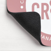 Individueller CRNA zertifizierter Krankenpfleger Mousepad (Ecke)