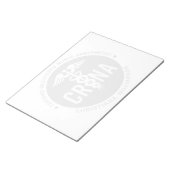 Individueller CRNA zertifizierter Krankenpfleger Notizblock (angewinkelt)