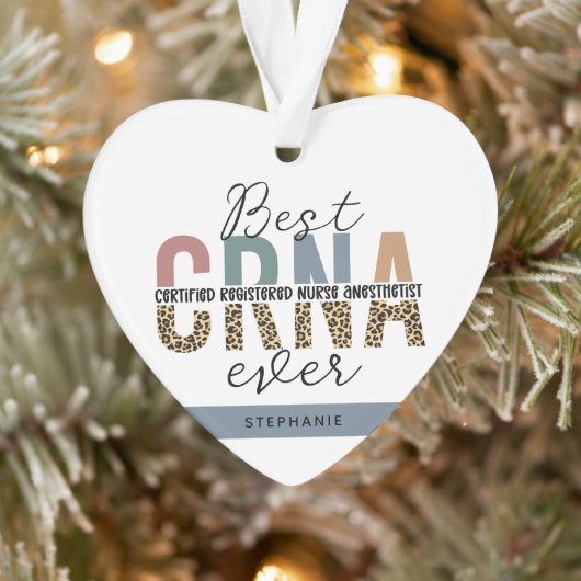 Individueller CRNA zertifizierter Krankenpfleger Ornament (Baum)