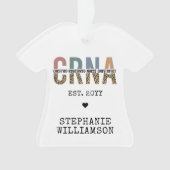 Individueller CRNA zertifizierter Krankenpfleger Ornament (Vorderseite)