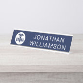 Individueller CRNA zertifizierter Krankenpfleger Schreibtischnamensplakette (Vorderseite )