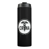 Individueller CRNA zertifizierter Krankenpfleger Thermosbecher (Vorderseite)