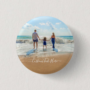 Individueller Design-Foto-Text - Produktfamilie Button