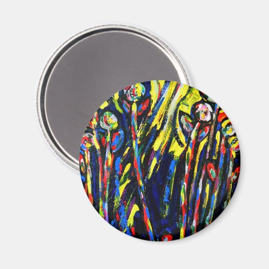 Individueller Designrunder Magnet (Vorderseite/Rückseite)