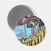 Individueller Designrunder Magnet (Vorderseite/Rückseite)
