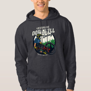 Individueller Downhill-Renn-Mountainbike-Trail  Hoodie