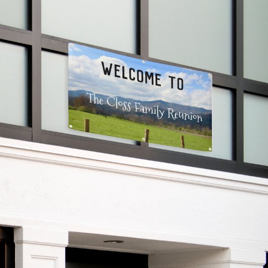 Individueller Empfang Banner (Äußeres Gebäude)