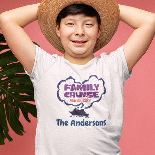 Individueller Familien-Kreuzfahrt-Urlaub Termin Pe T-Shirt