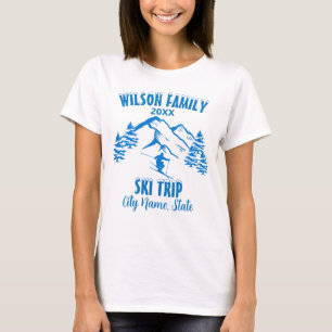 Individueller Familienskiurlaub Herren Basic T-Shi T-Shirt