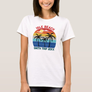 Individueller Familienstrandurlaub T-Shirt