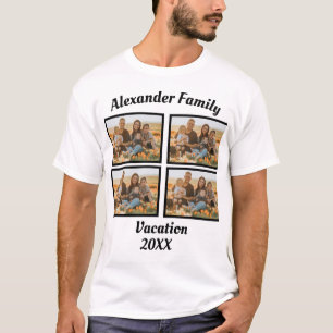 Individueller Familienurlaub 4 Foto T-Shirt