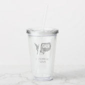 Individueller Familienurlaub | Family Road Trip US Acryltrinkbecher (Rückseite)