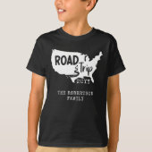 Individueller Familienurlaub | Family Road Trip US T-Shirt (Vorderseite)