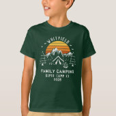 Individueller Familienurlaub Matching Camping Son T-Shirt (Vorderseite)
